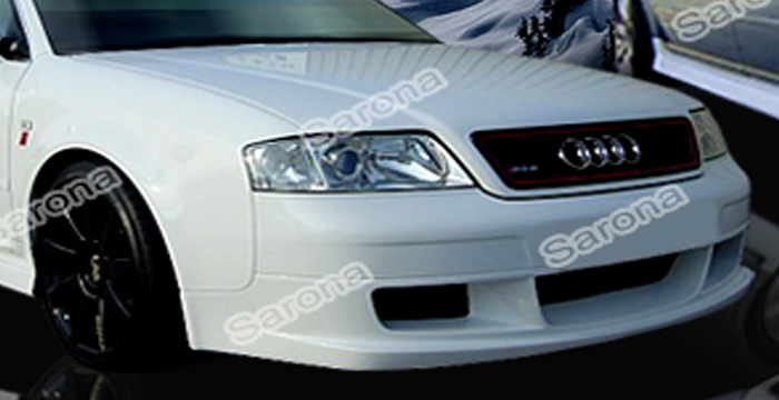 Custom Audi A6  Sedan Front Bumper (1998 - 2004) - $550.00 (Part #AD-004-FB)